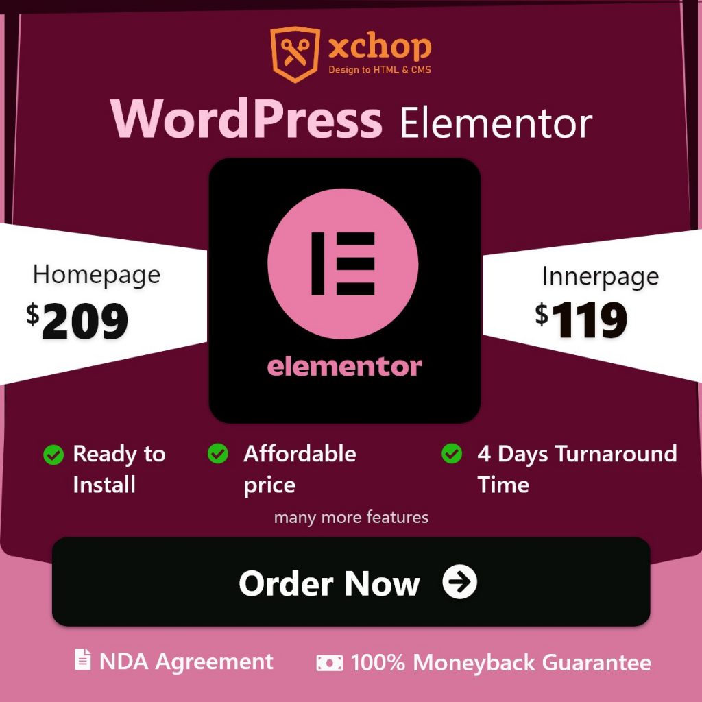 Wordpress Elementor Conversion Service 